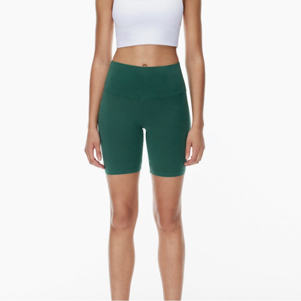 Tna Green Biker Shorts 7”